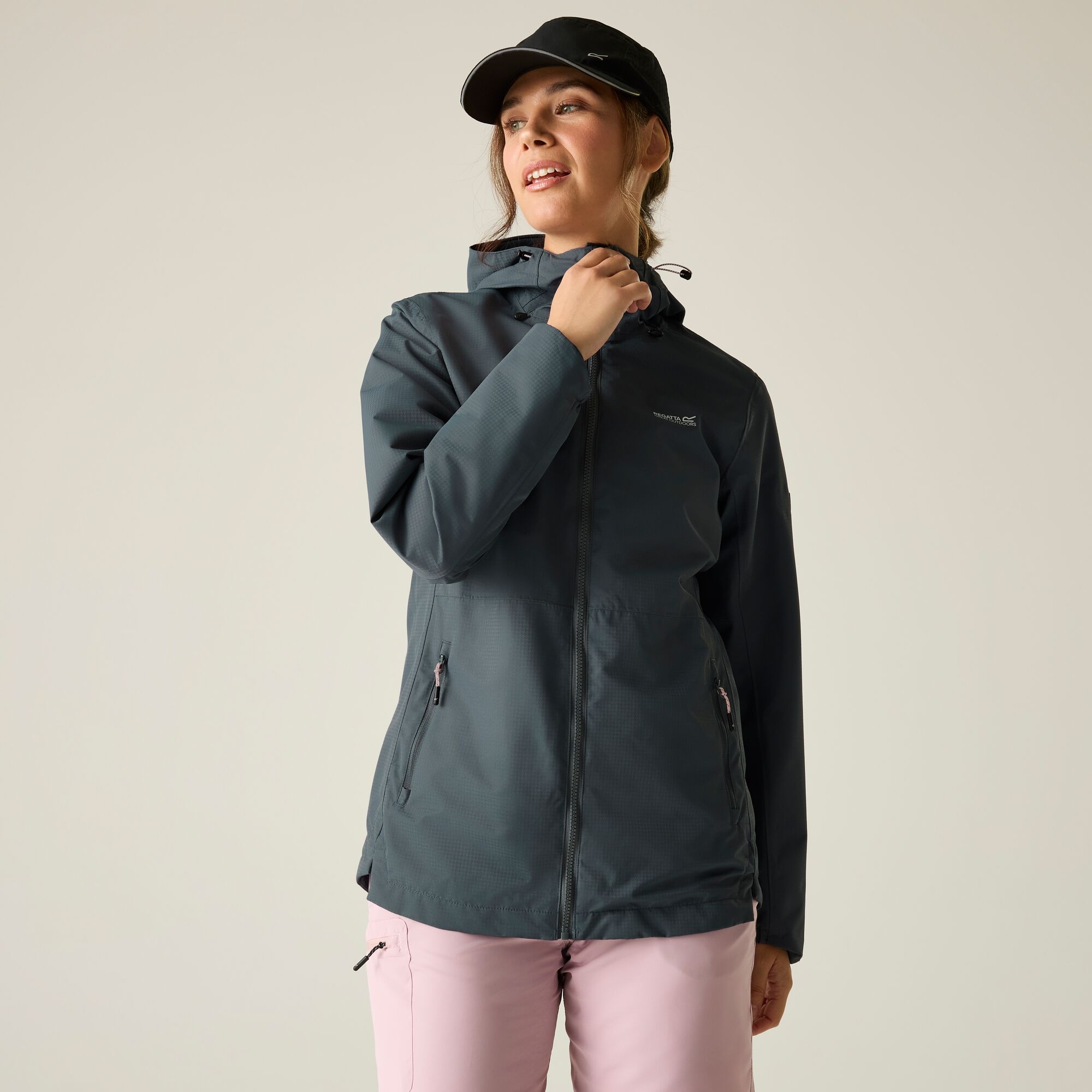 Regatta Waterproof Hamara Iv Jacket Size: 12 Women's Grey