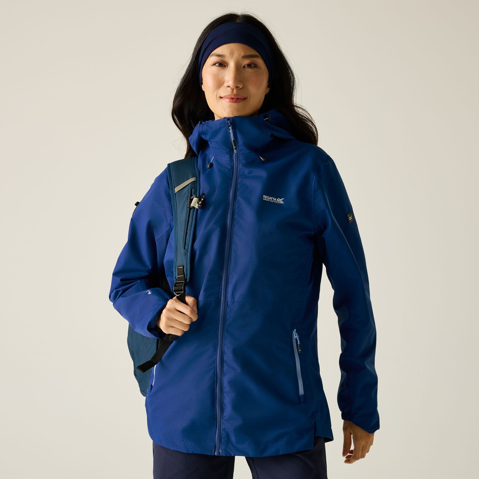 Regatta Waterproof Hamara Iv Jacket Size: 14 Women's Blue