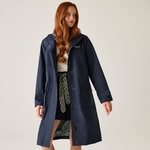 Navy Jasmine Flower Blue Lining