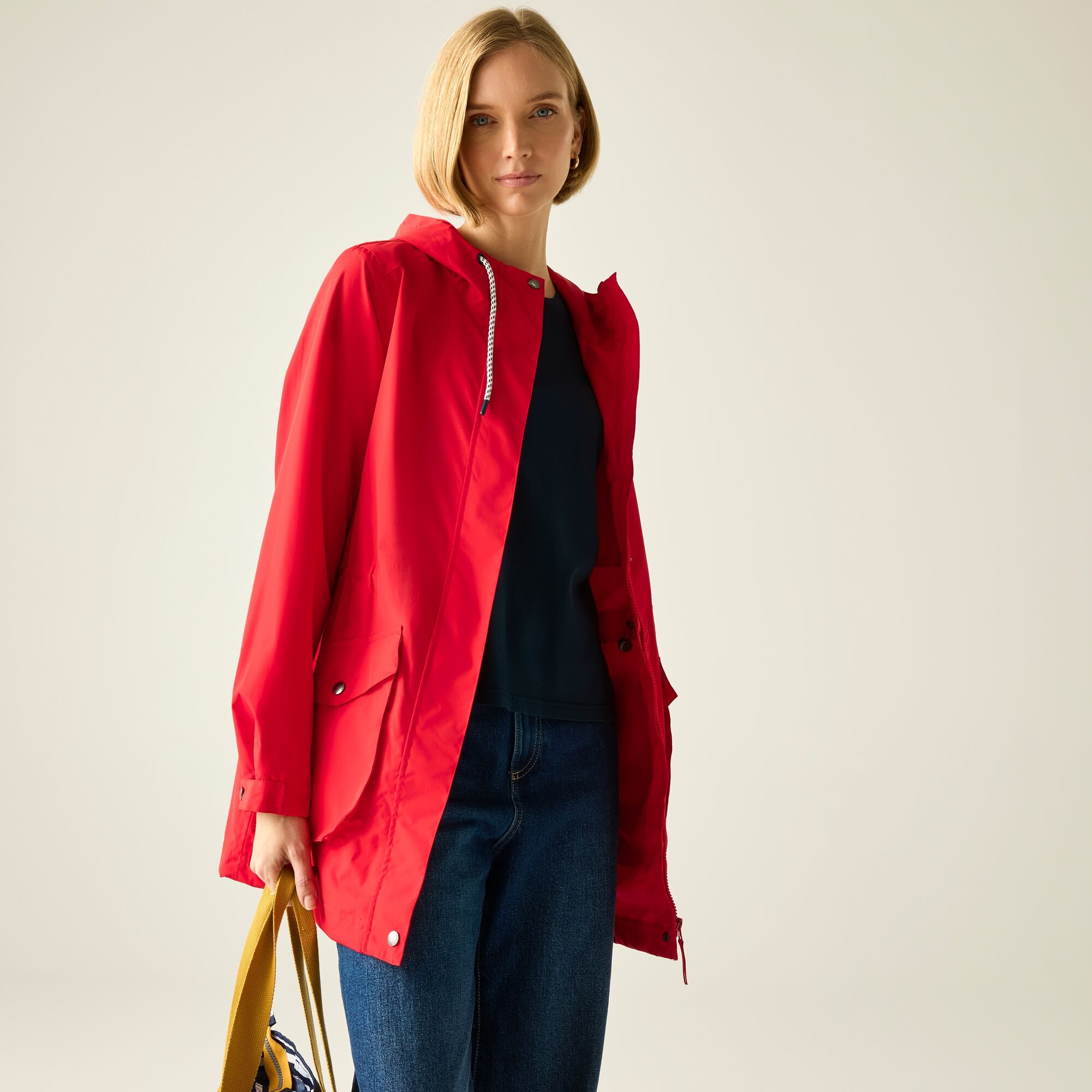 Regatta Kurtka damska przeciwdeszczowa z membraną Norana Czerwony