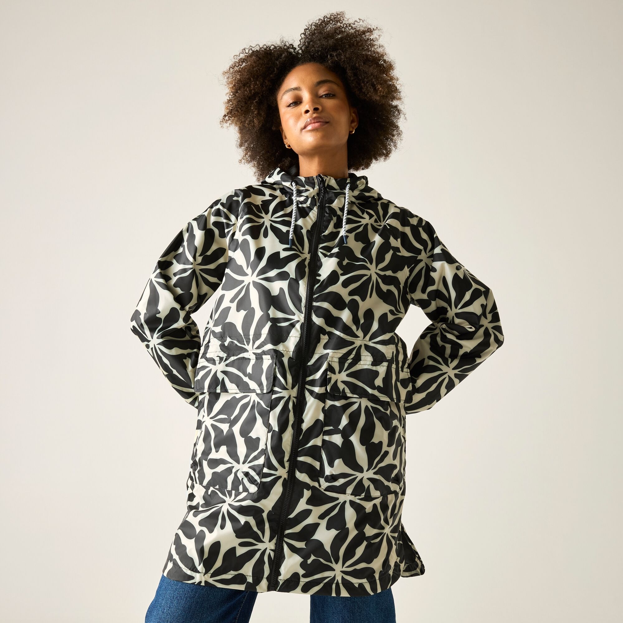 Regatta Regatta Kurtka damska wiosenna kieszonkowa Brindel Pack-It Beżowe