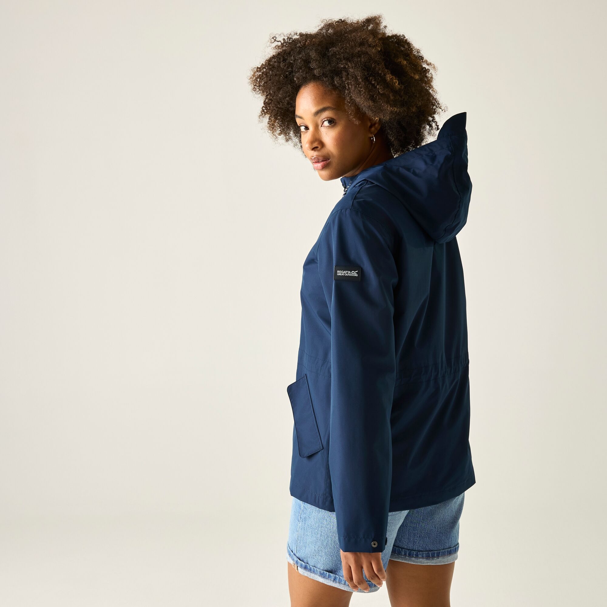 Regatta   Kurtka damska przeciwdeszczowa z membraną Bayletta Niebieski