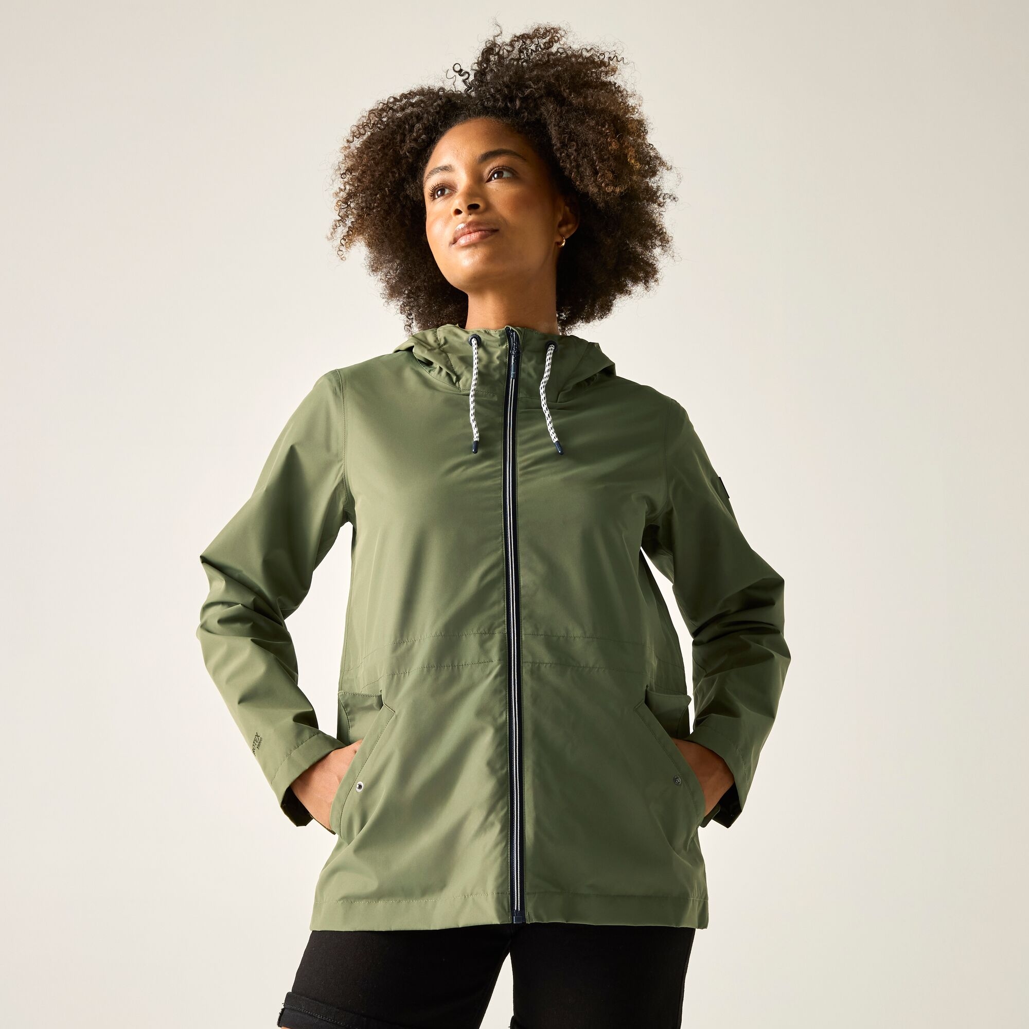 Regatta Waterproof Bayletta Jacket Size: 20 Women's Green