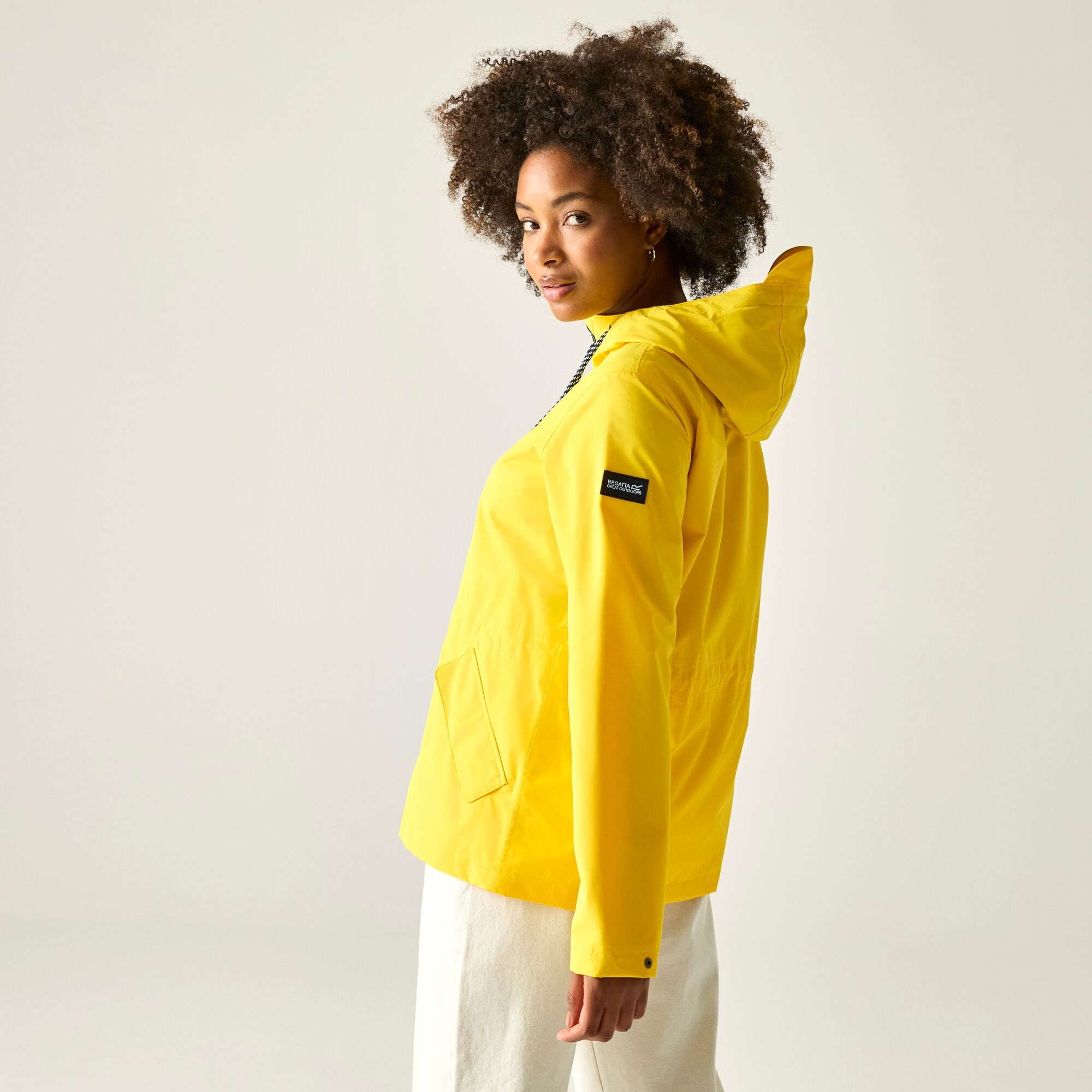 Regatta   Kurtka damska przeciwdeszczowa z membraną Bayletta Żółty