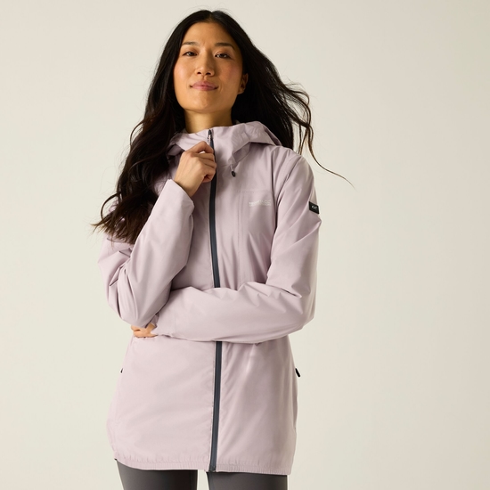 Women's Radler Waterproof Shell Jacket Powder Lilac