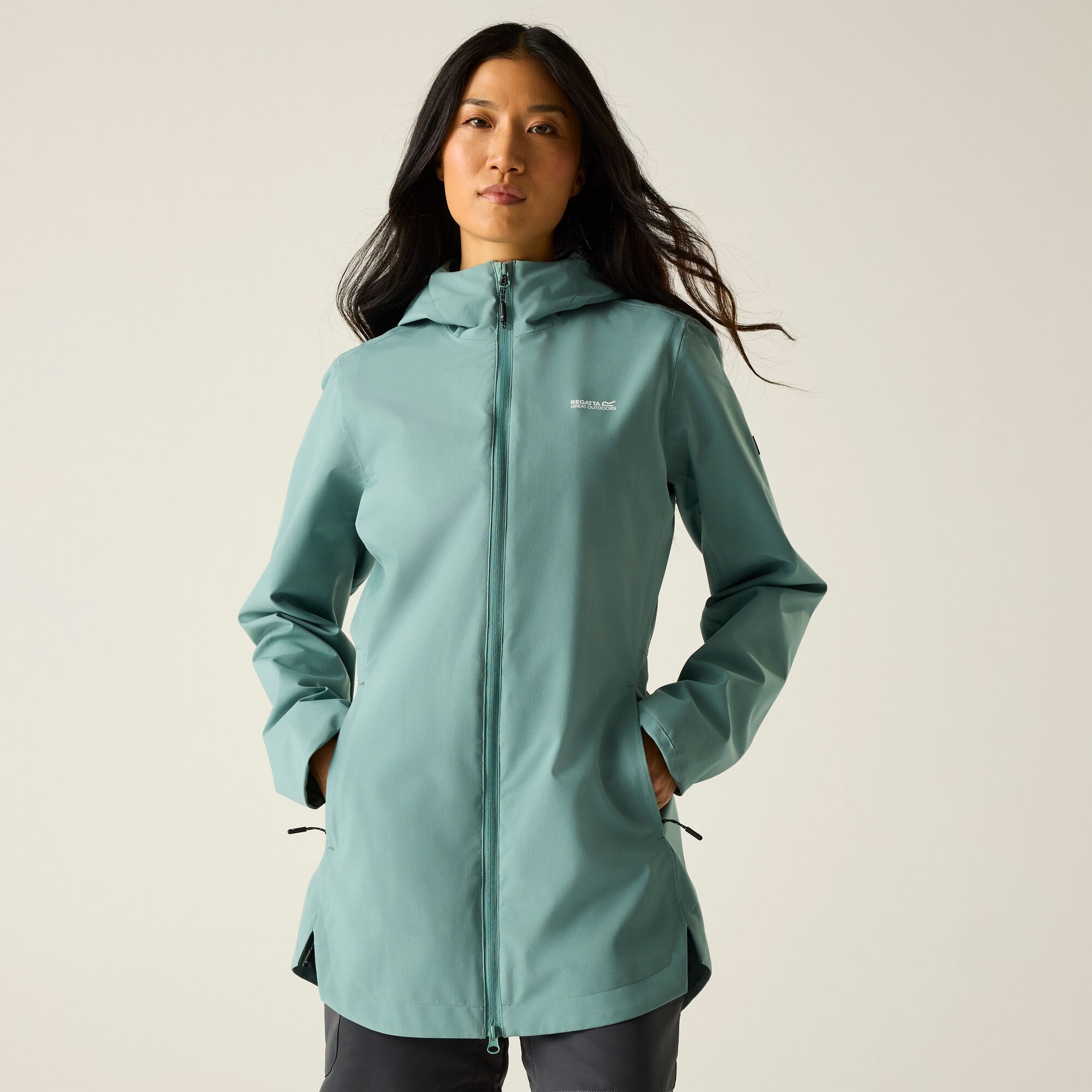 Regatta (10, Ivy Moss) Womens Natalina Waterproof Jacket - Image 5