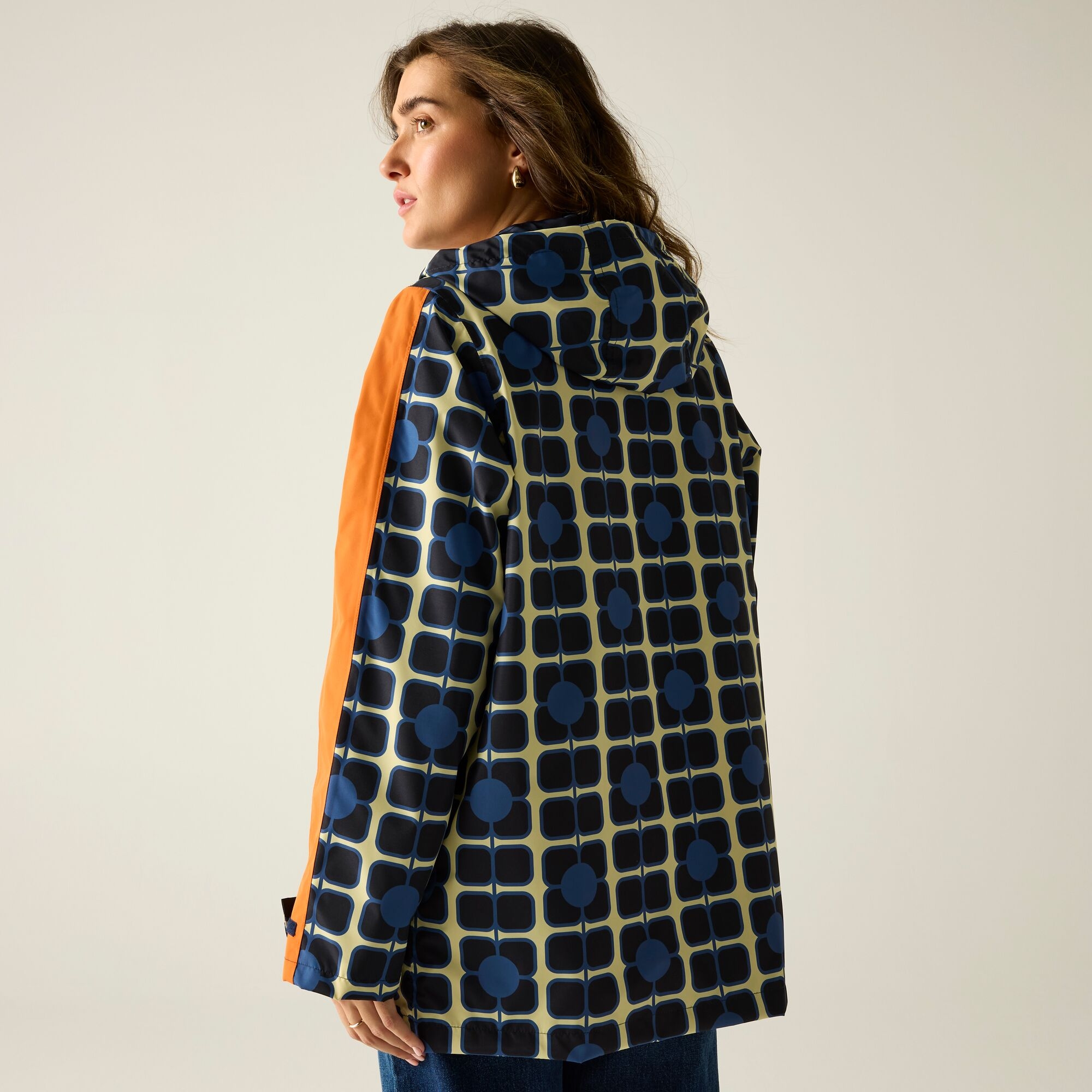 Regatta Orla Kiely Kurtka damska przeciwdeszczowa Mid Beżowy