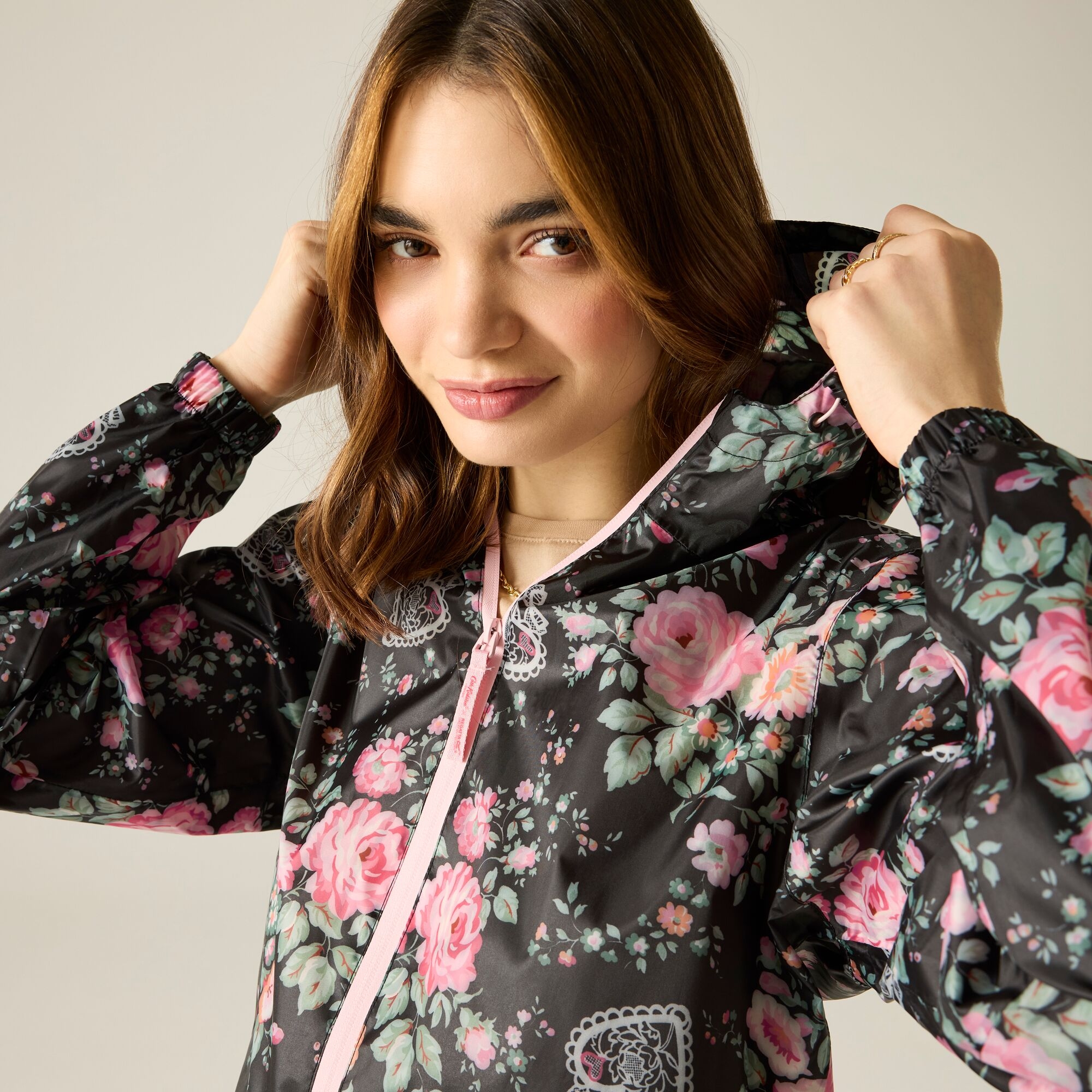 Regatta Women's Cath Kidston Waterproof Pack It Jacket - Black Hackney R - 20 - Image 2