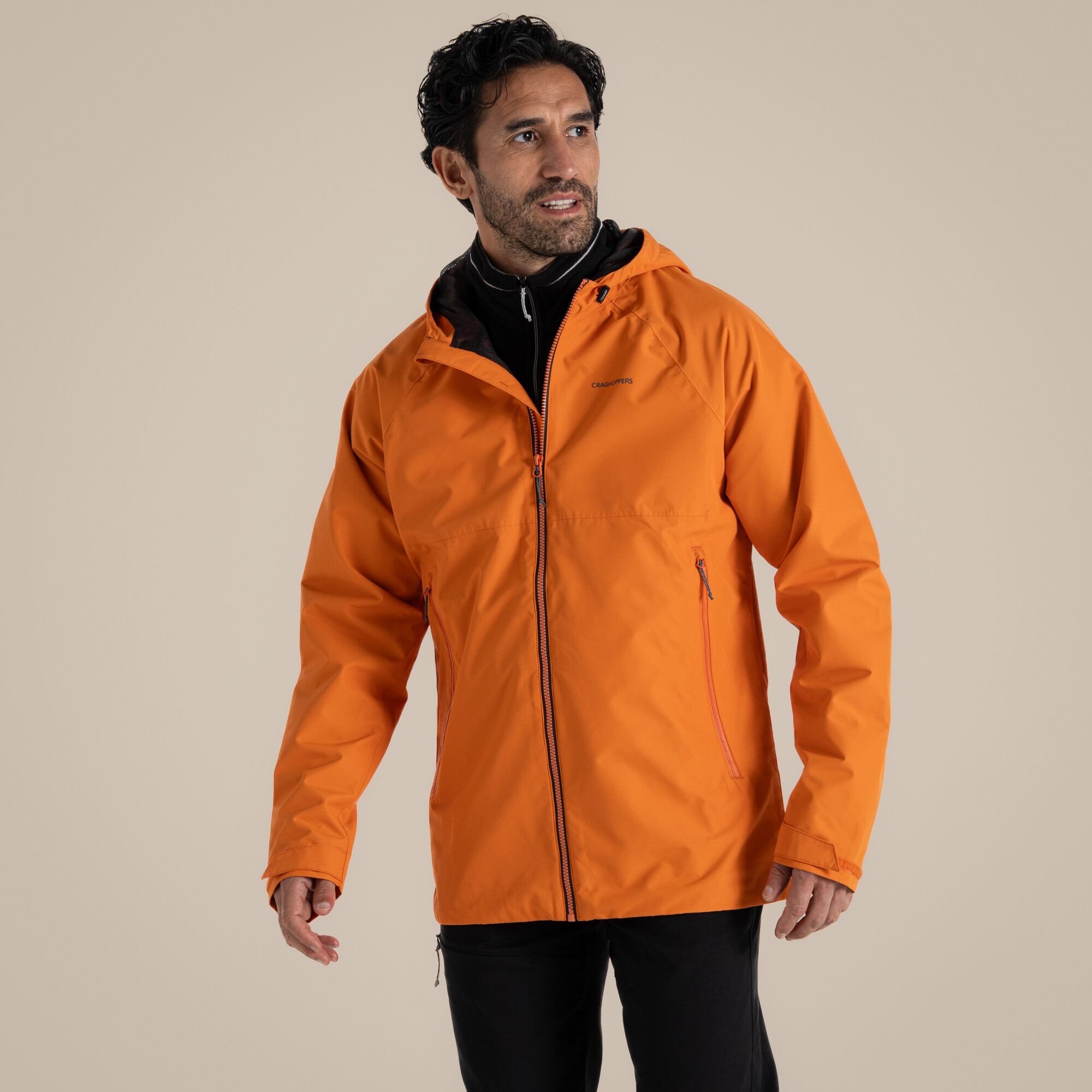 Craghoppers Waterproof Osuna Jacket Size: M Men's Orange