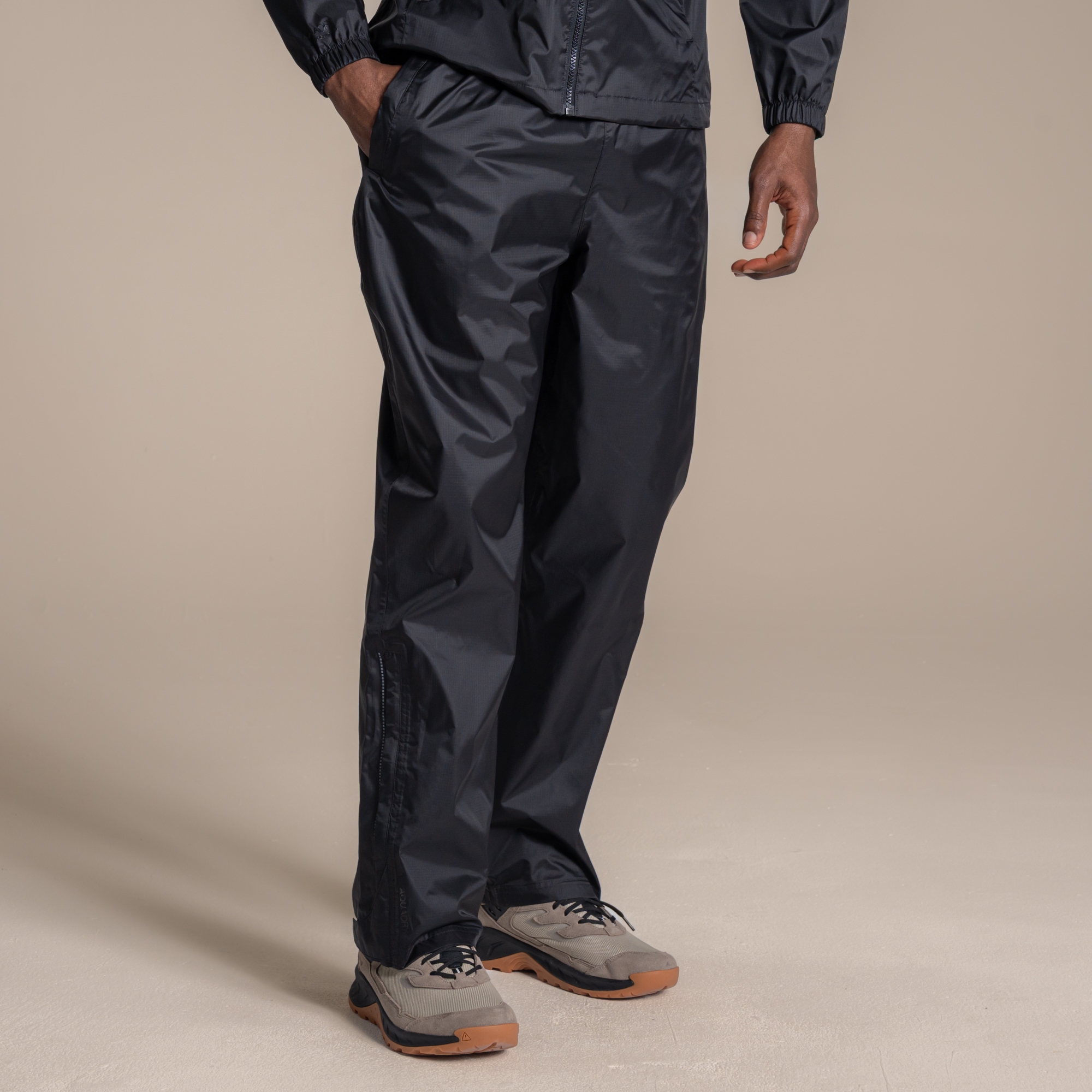 Craghoppers Unisex Howgill Packable Overtrouser - Black Xs - Reg