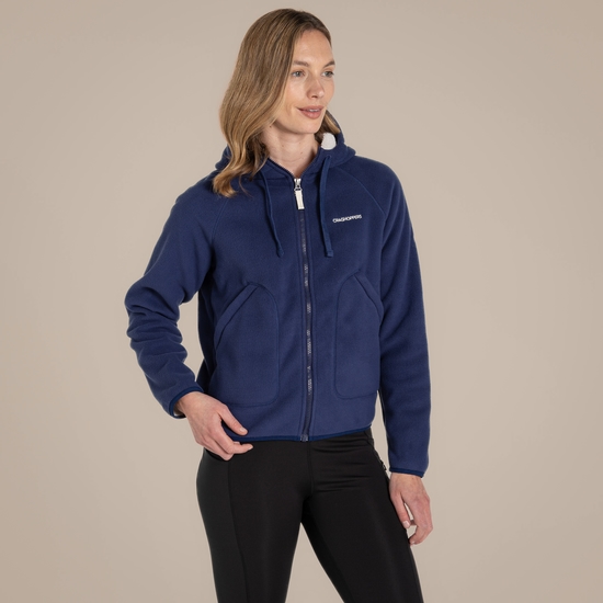 Craghoppers Women's Grainne Full Zip Fleece Indigo Blue