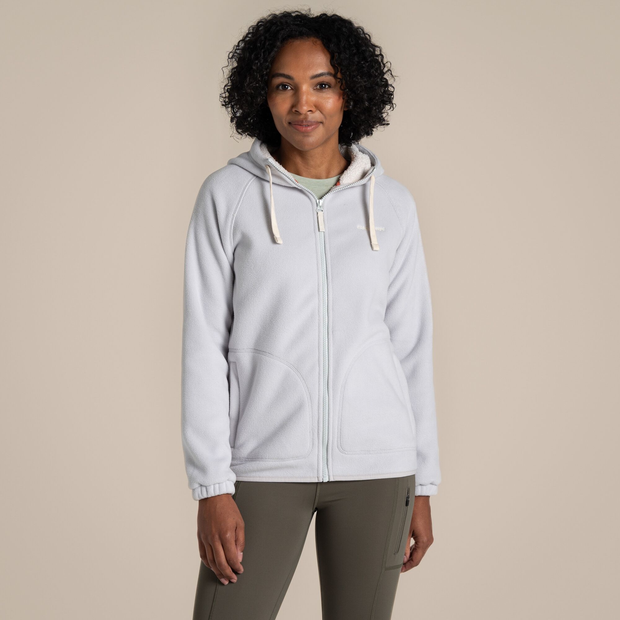 Craghoppers Mari Hooded Fleece Size: 12 Women's Grey