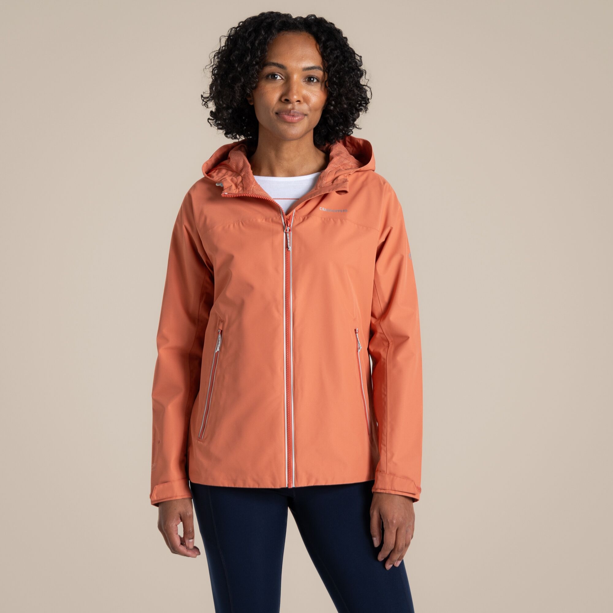 Craghoppers Waterproof Solla Jacket Size: 14 Women's Orange