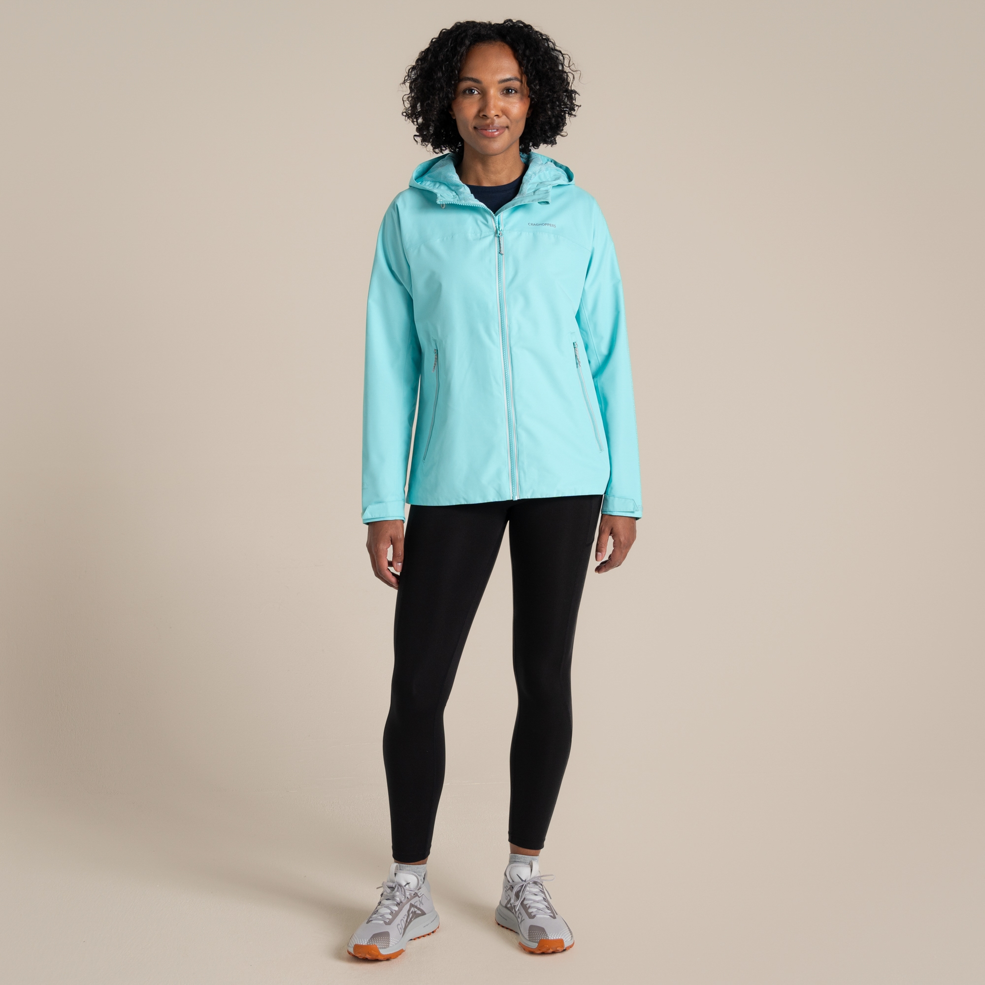 Craghoppers Waterproof Solla Jacket Size: 8 Women's Blue