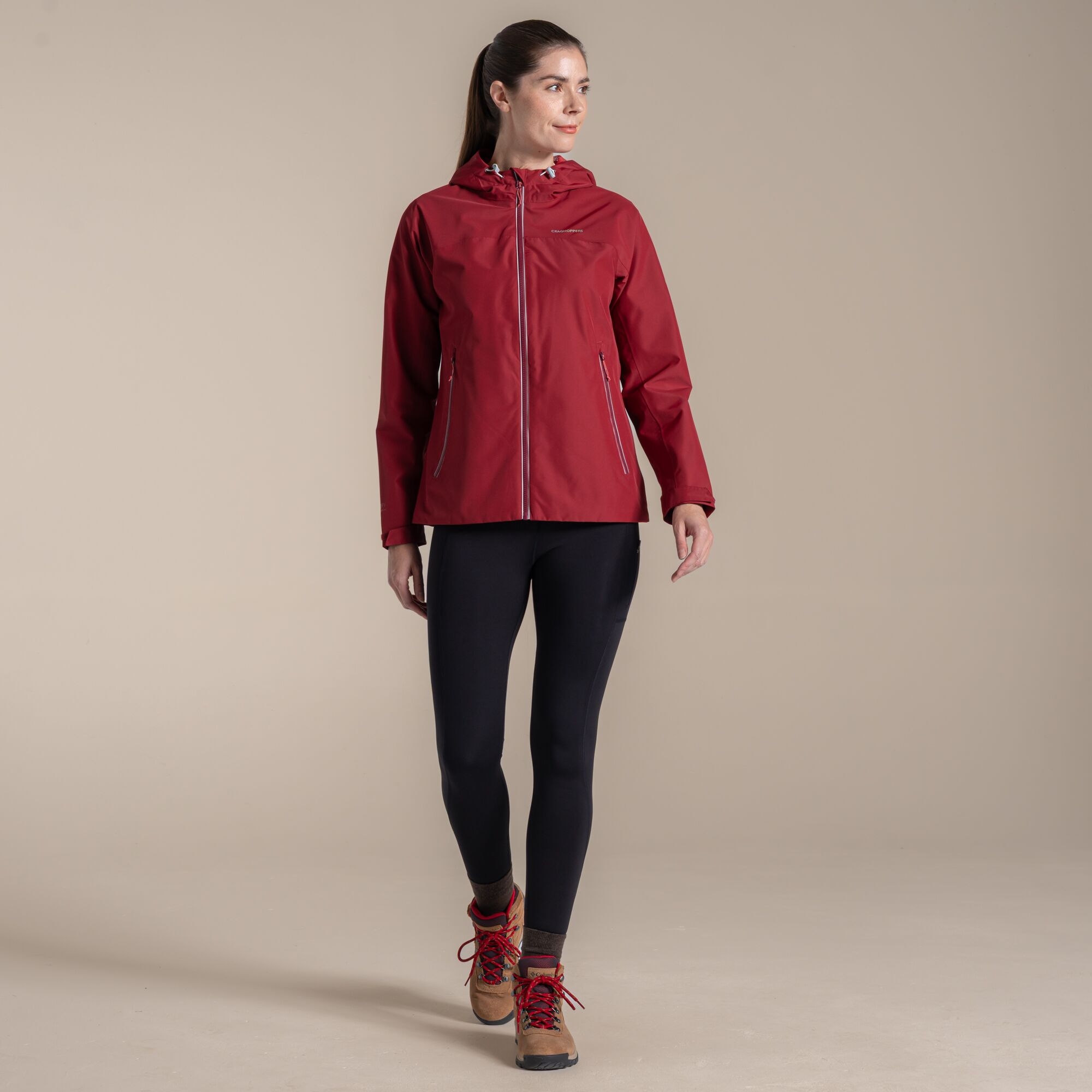 Craghoppers Waterproof Solla Jacket Size: 12 Women's Red
