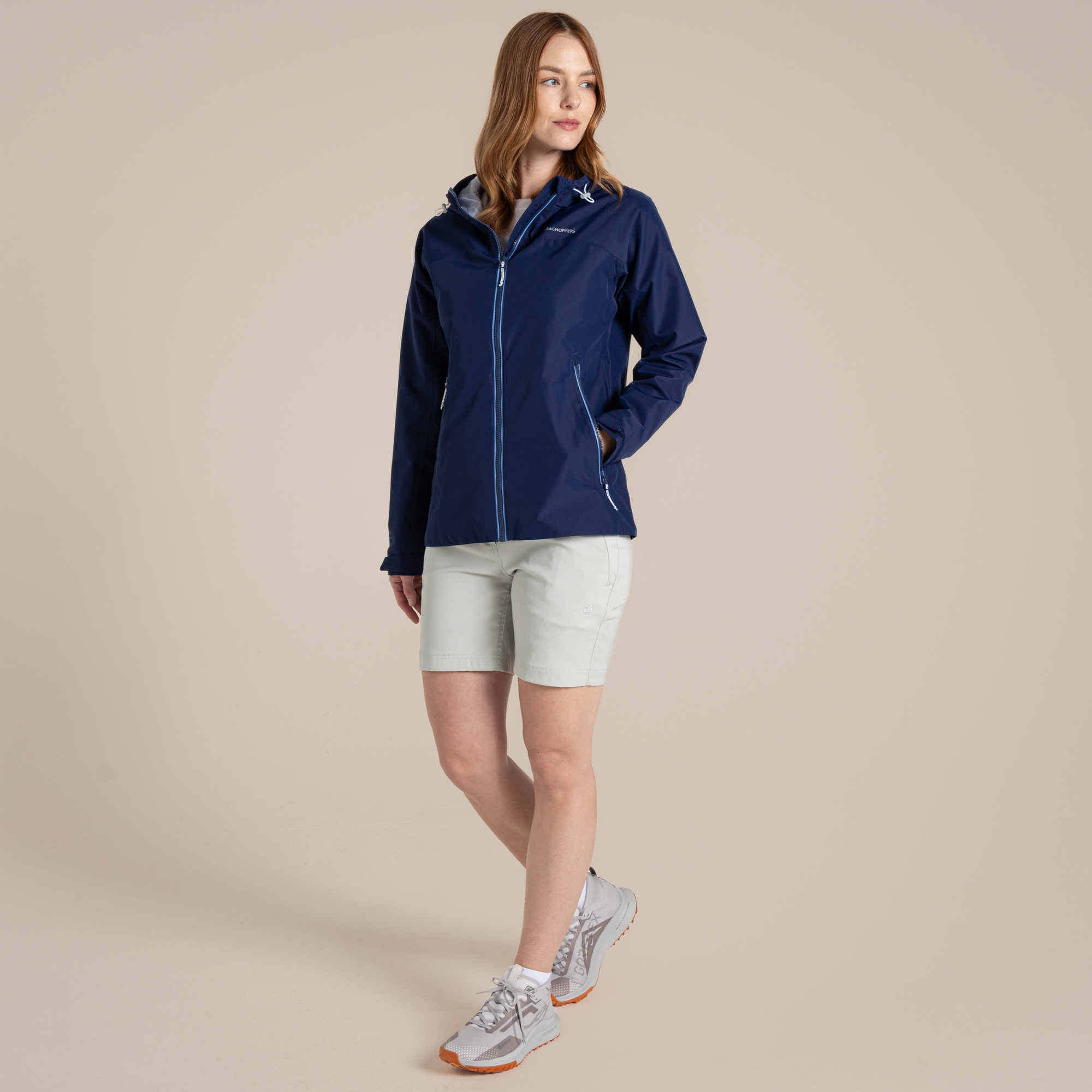 Craghoppers Waterproof Solla Jacket Size: 14 Women's Blue