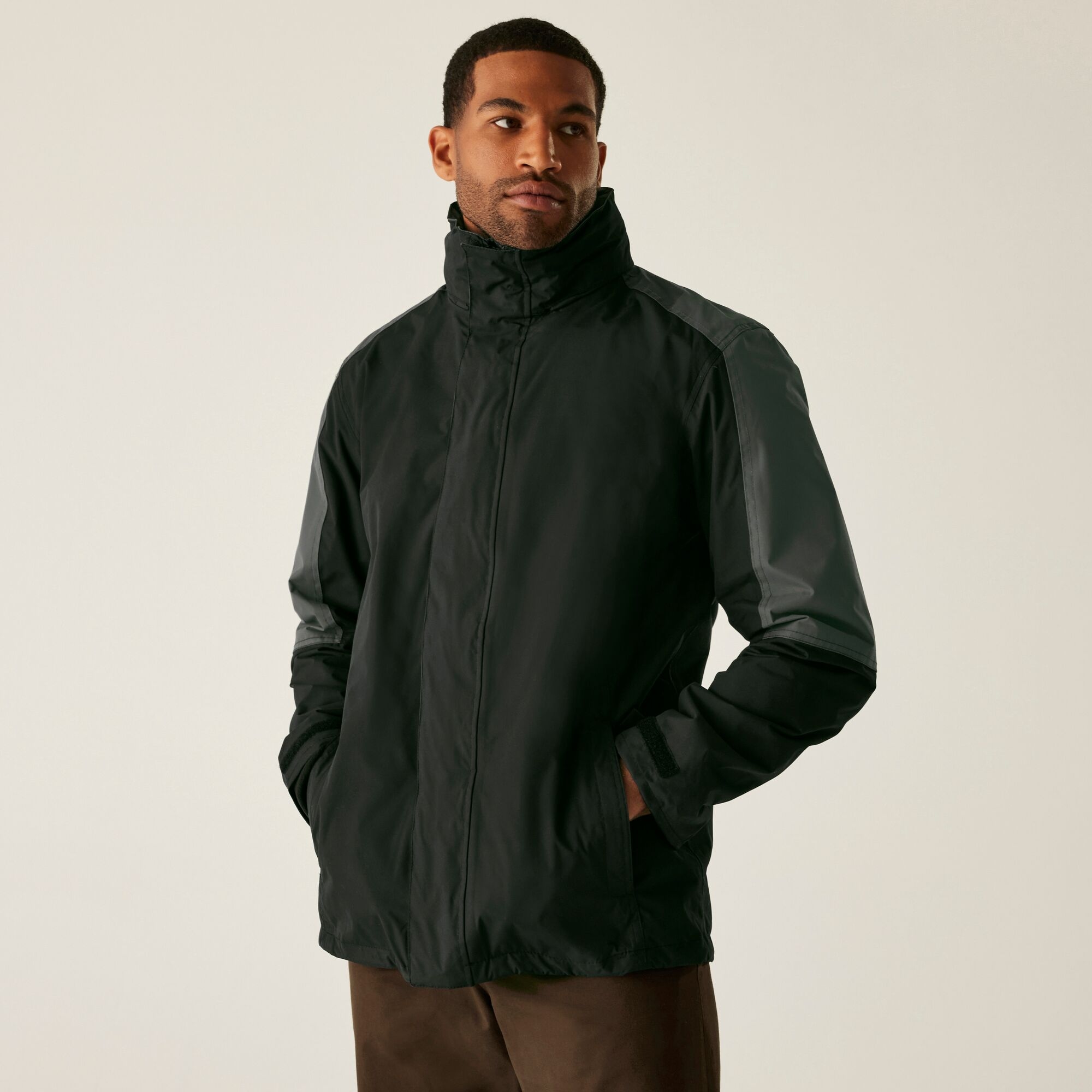 Defender Iii Wasserdichte 3-In-1-Jacke Für Herren Größe S Schwarz Regatta Professional - Bild 2