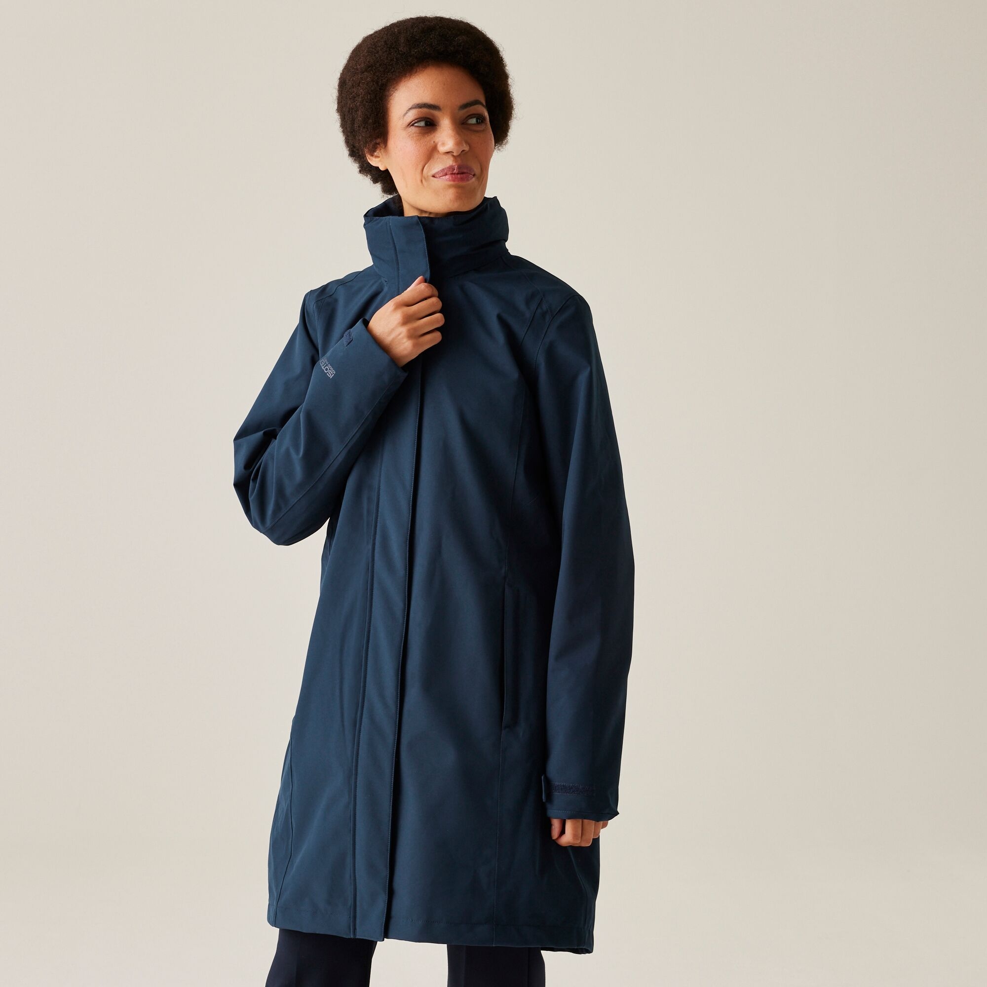 Regatta Professional Waterproof Longline Kingsley 3 In 1 Jacket Size: 18 Women's Navy