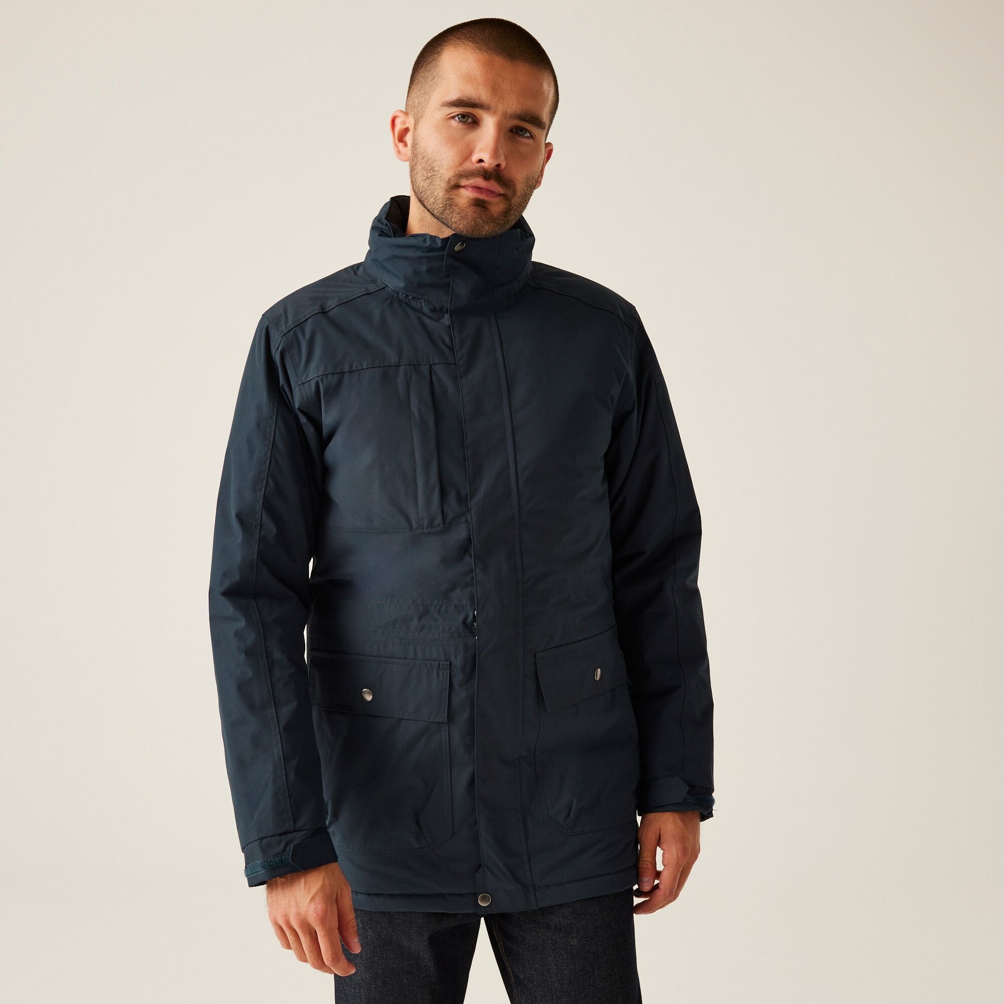 Regatta Professional Regatta Professional Męska kurtka parka przeciwdeszczowa Darby III Niebieski