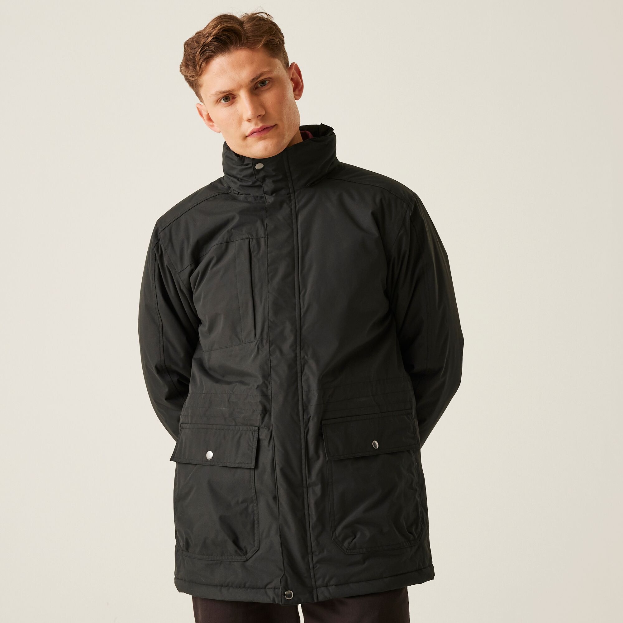 Regatta Professional Męska kurtka parka przeciwdeszczowa Darby III Czarny