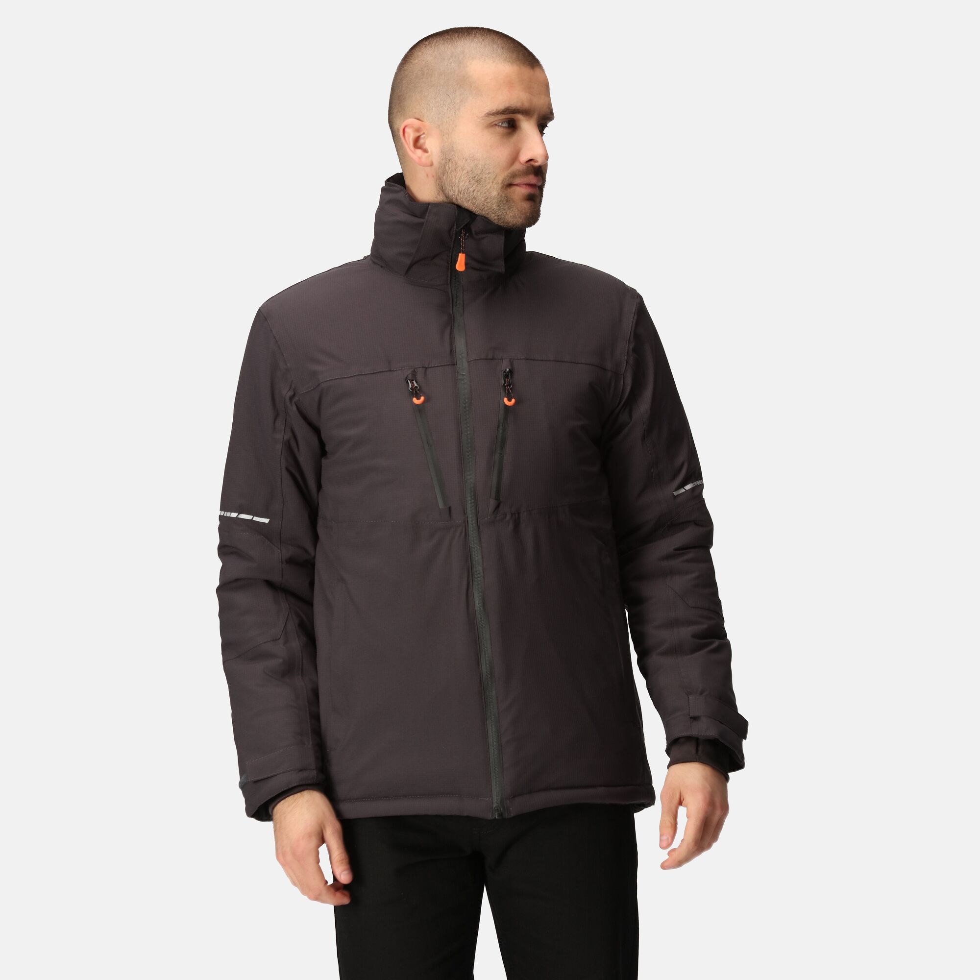Regatta Professional Men's Winter Waterproof X-Pro Marauder Iii Insulated Jacket - Grey Small