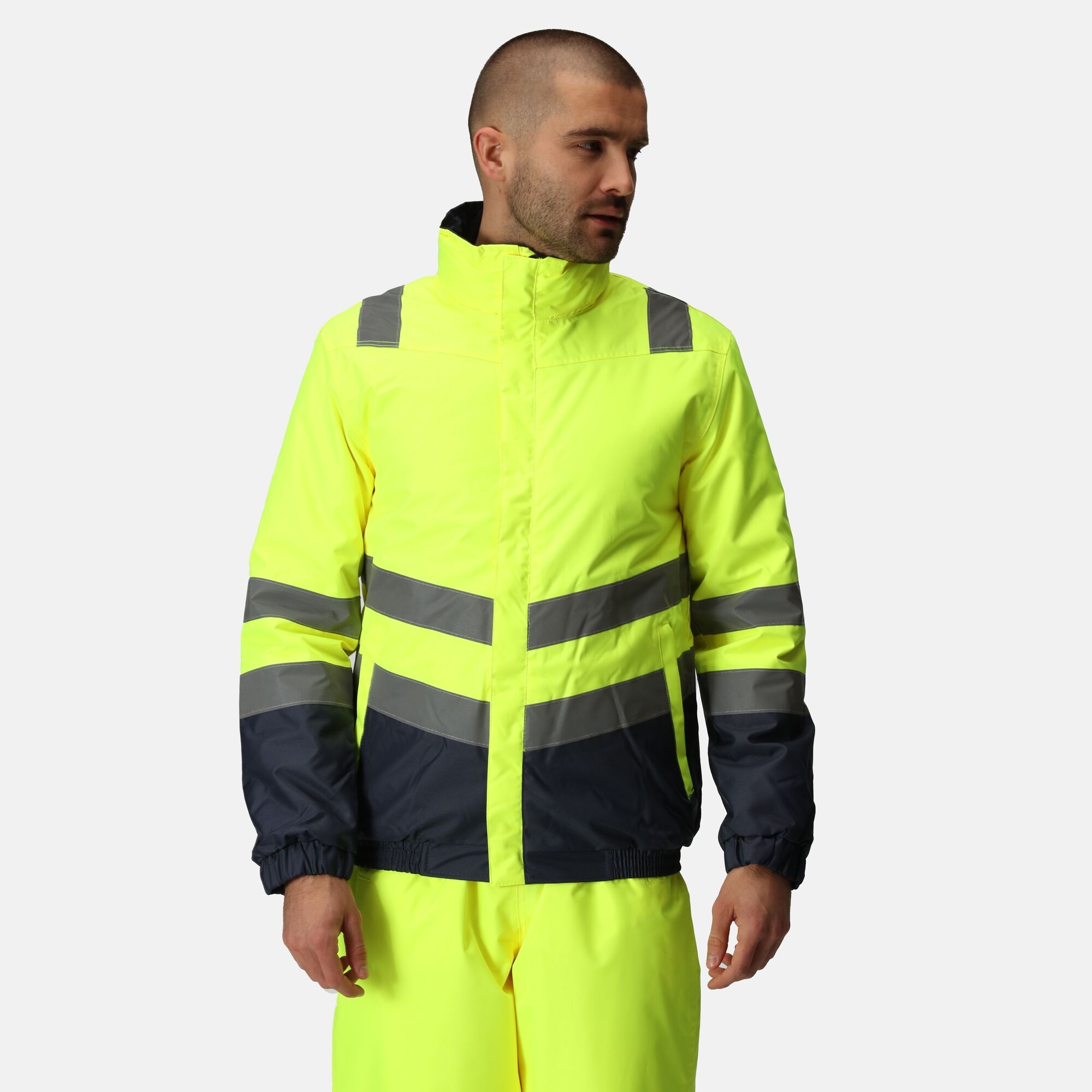 Regatta Professional Męska Kurtka Odblaskowa Pro Hivis Żółty, Rozmiar: XXXL
