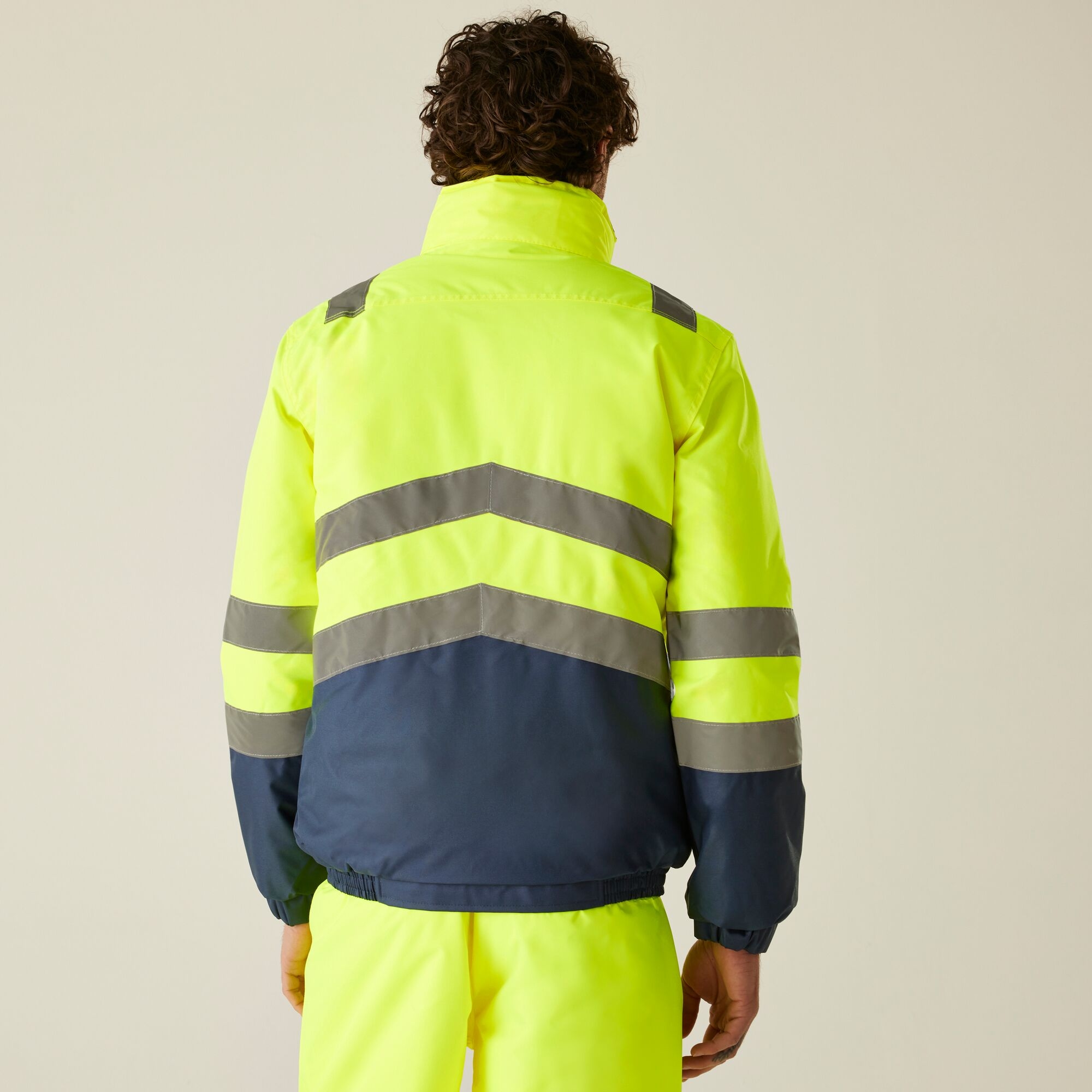 Męska kurtka odblaskowa Pro HiVis Żółty