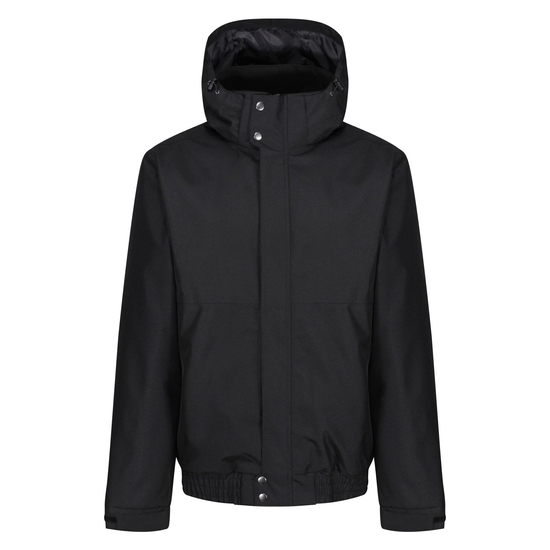 Men's Blockade Waterproof Workwear Jacket Black