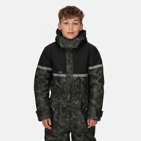 Kids' Rancher Waterproof Coverall Camo