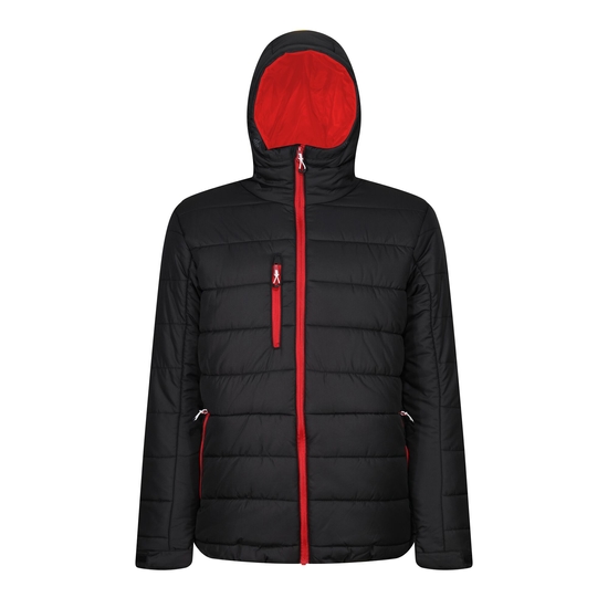 Men's Navigate Thermal Jacket Black Classic Red