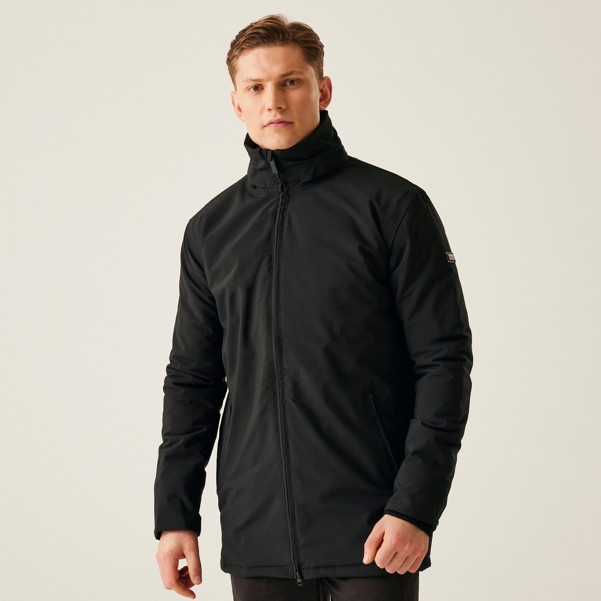 Regatta Professional Men's Winter Waterproof Hampton Jacket - Black Large