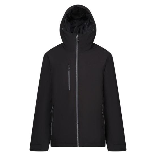 Men's Navigate Insulated Jacket Black Seal Grey