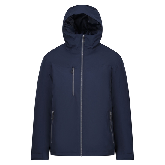 Men's Navigate Insulated Jacket Navy Seal Grey