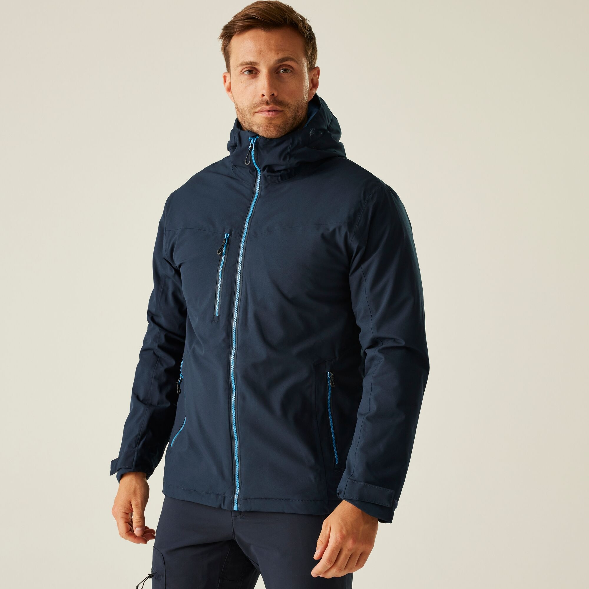 Regatta Professional Waterproof Navigate Insulated Jacket Size: 3XL Men's Blue