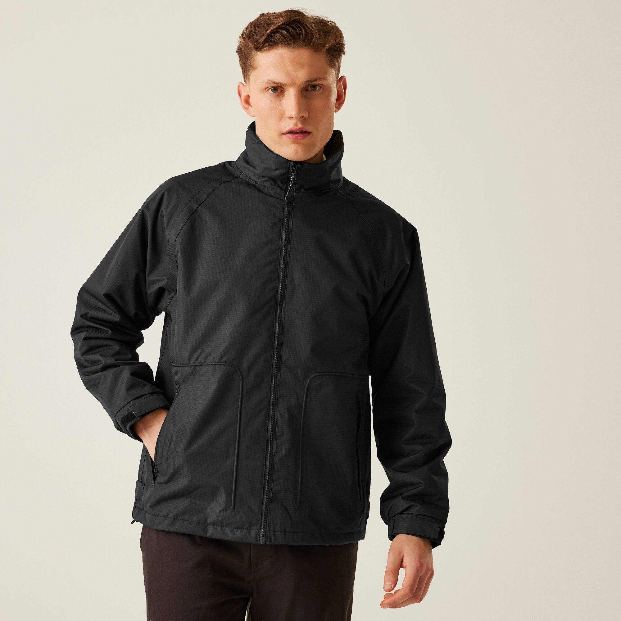 Regatta Professional Męski kurtka z podszewką Hudson Czarny