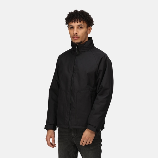 Men's Hudson Fleece Lined Waterproof Insulated Jacket Black