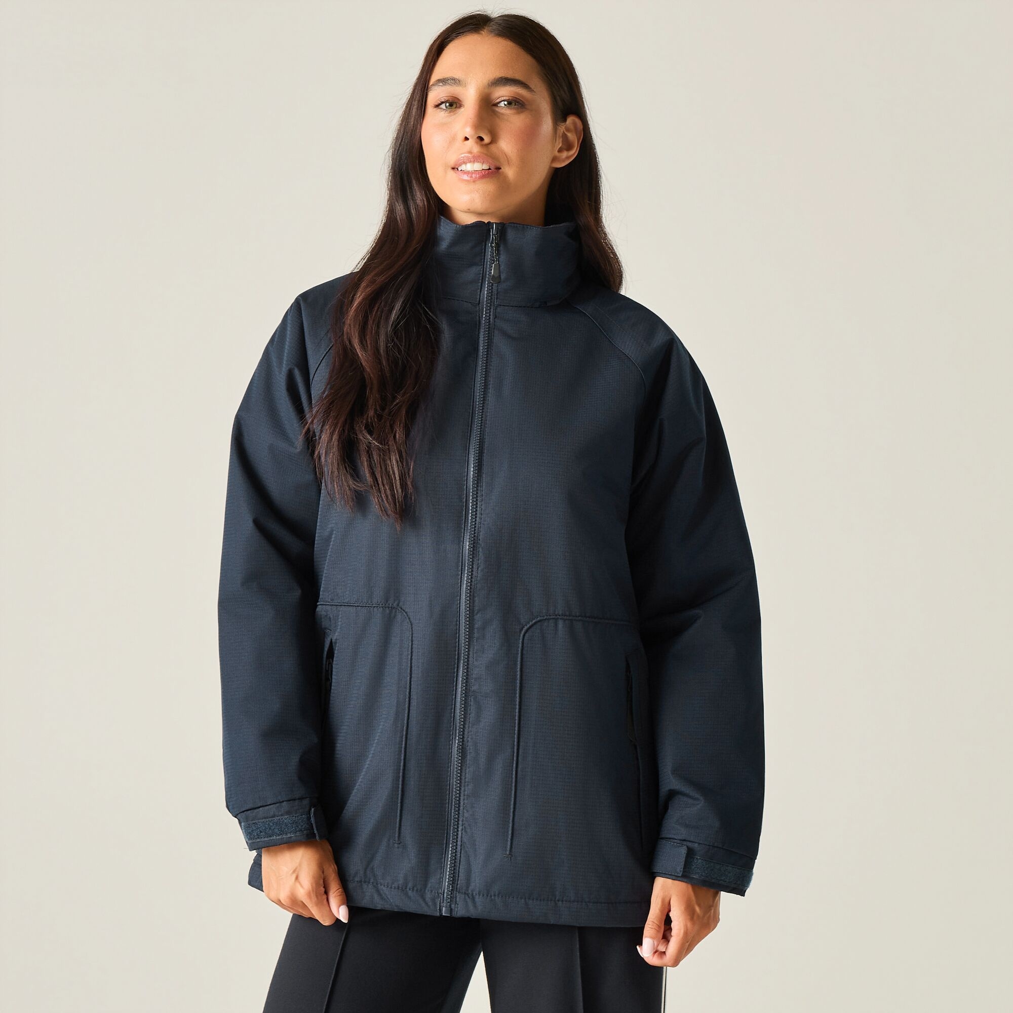 Regatta Women's Hudson Fleece Lined Jacket - Navy - 8 - Image 6