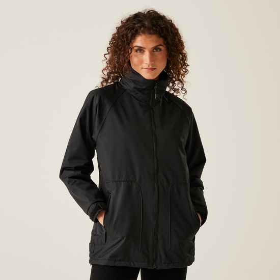 Women's Hudson Fleece Lined Waterproof Insulated Jacket Black