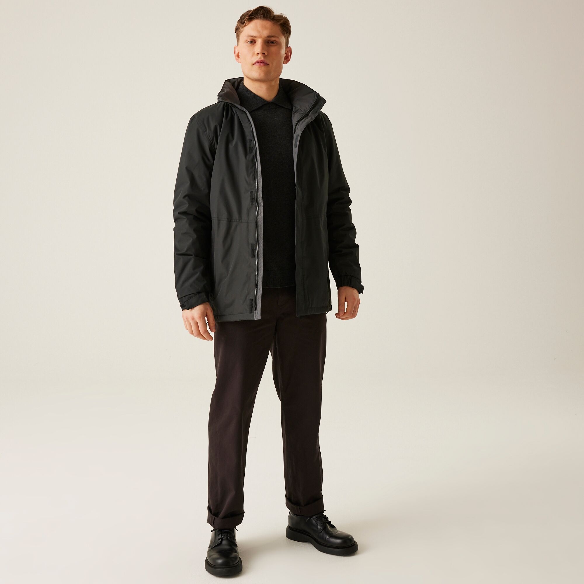 Regatta Professional Regatta Professional Męska kurtka przeciwdeszczowa Beauford Czarny