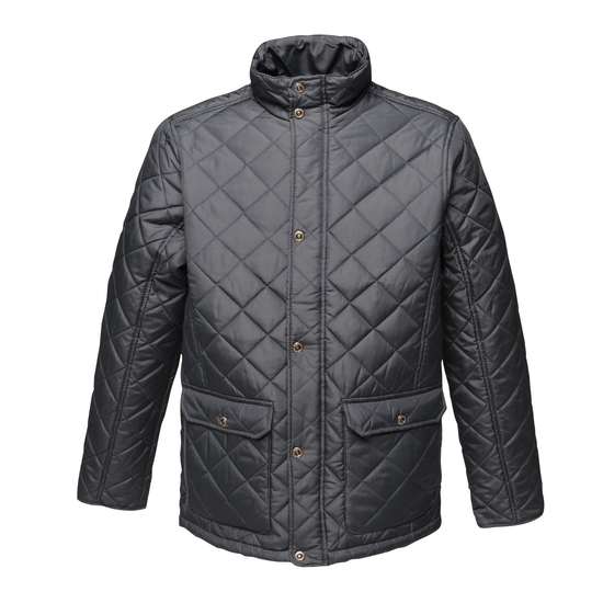 Men's Diamond Insulated Quilted Jacket Navy