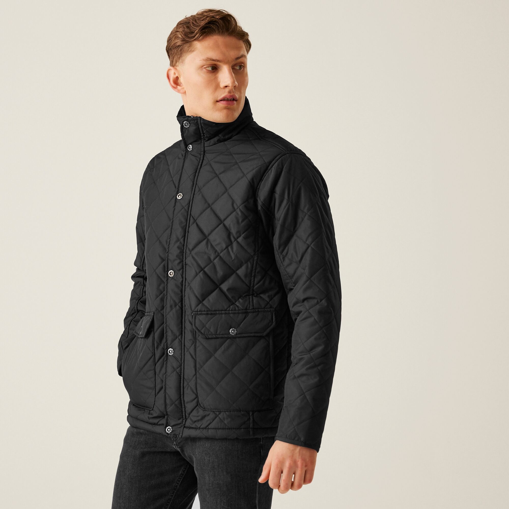 Regatta Professional Diamond Insulated Quilted Jacket Size: Xs Men's Black