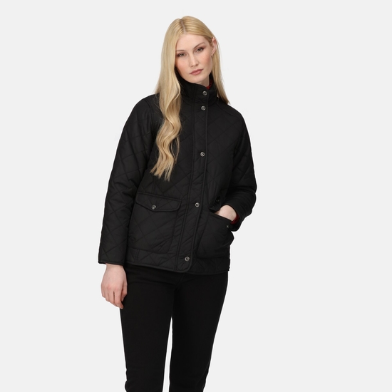 Women's Tarah Quilted Jacket Black