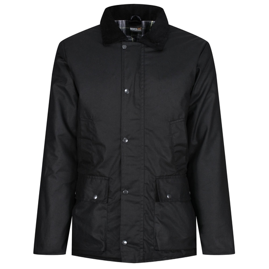 Men's Pensford Wax Jacket Black