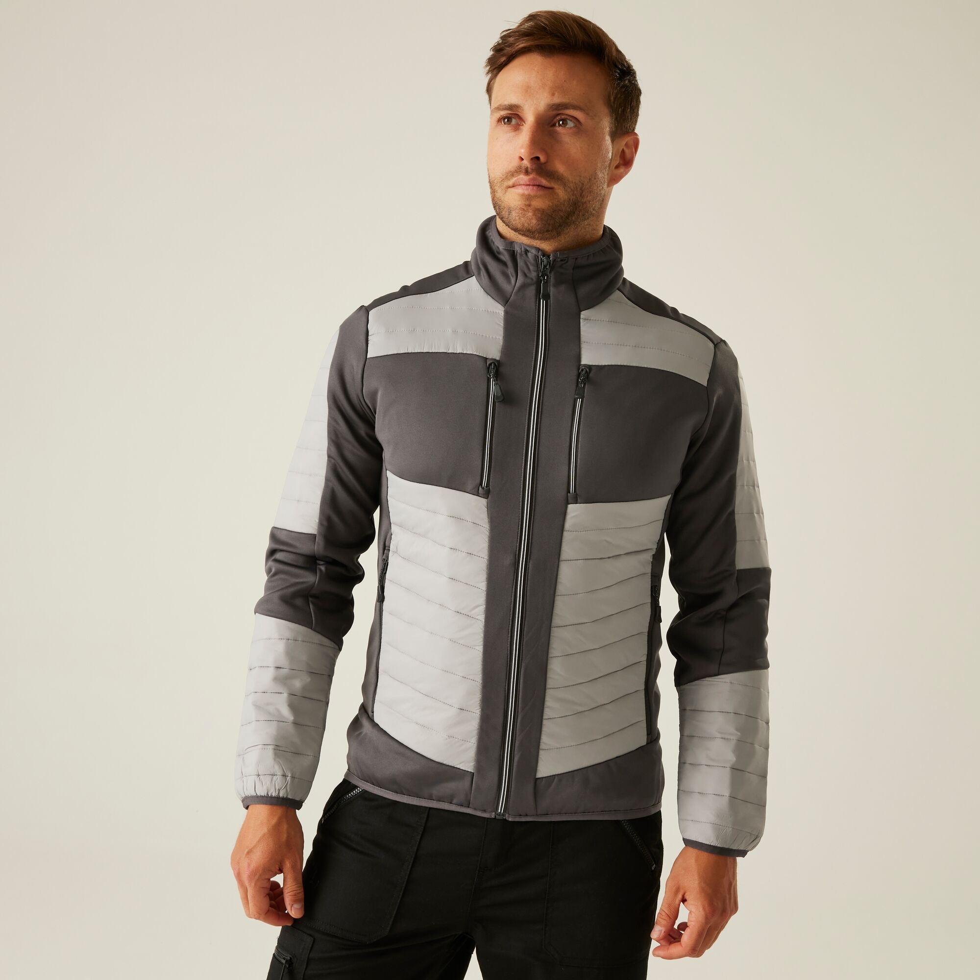 Regatta Professional E-Volve Thermal Hybrid Jacket Size: L Men's Grey