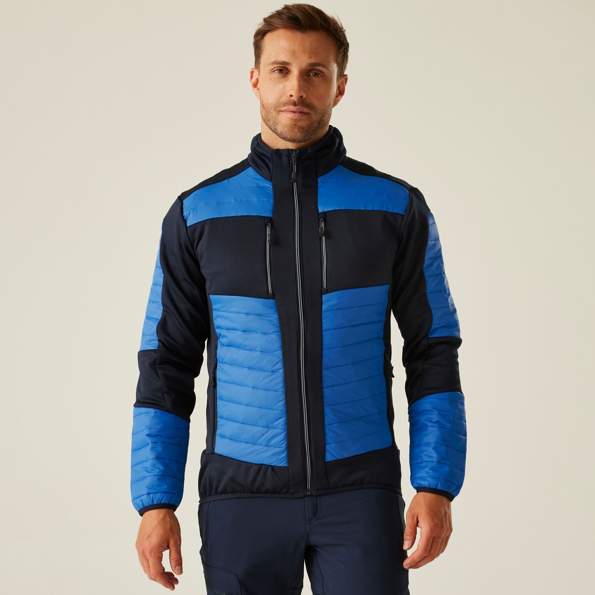 Regatta Professional Men's E-Volve Thermal Hybrid Jacket - Blue Large