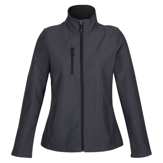 Women's Honestly Made Recycled Softshell Jacket  Seal Grey