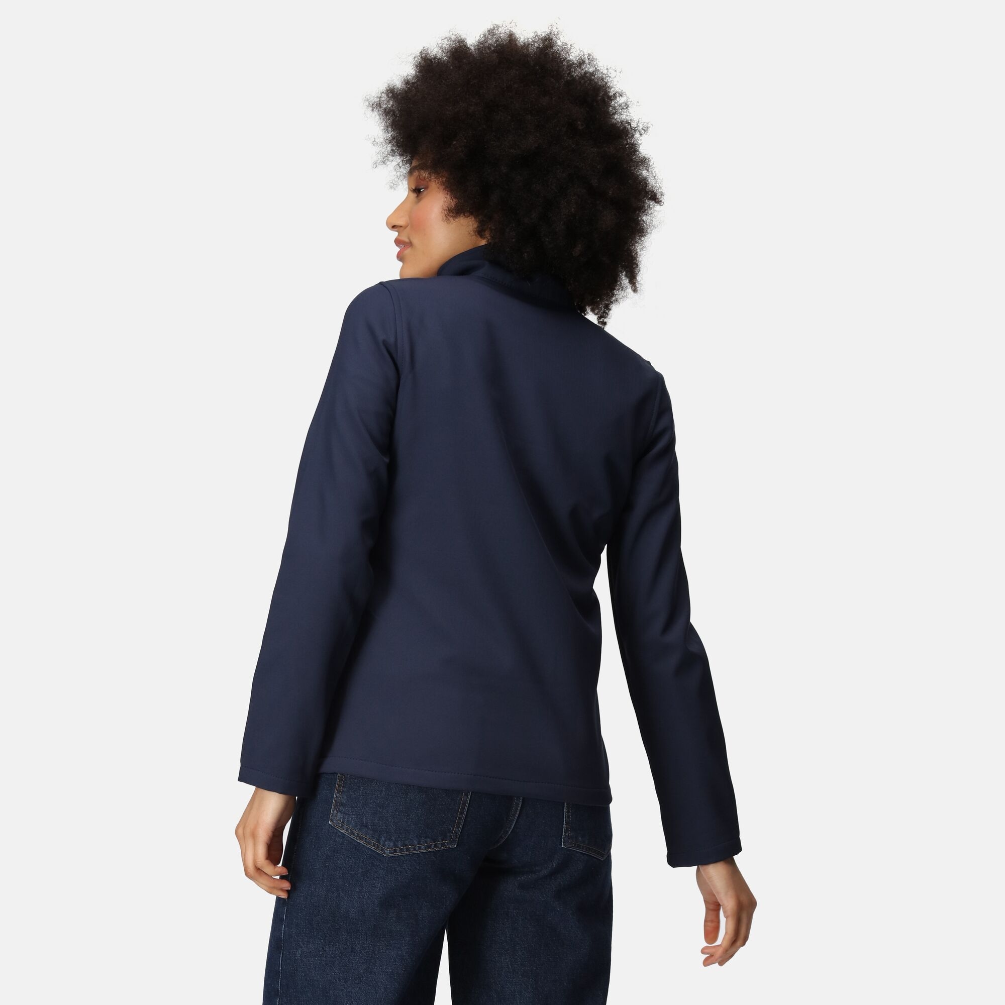 Regatta Professional Damski softshell Honestly Made Granatowy