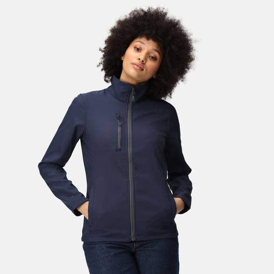 Women's Honestly Made Recycled Softshell Jacket  Navy