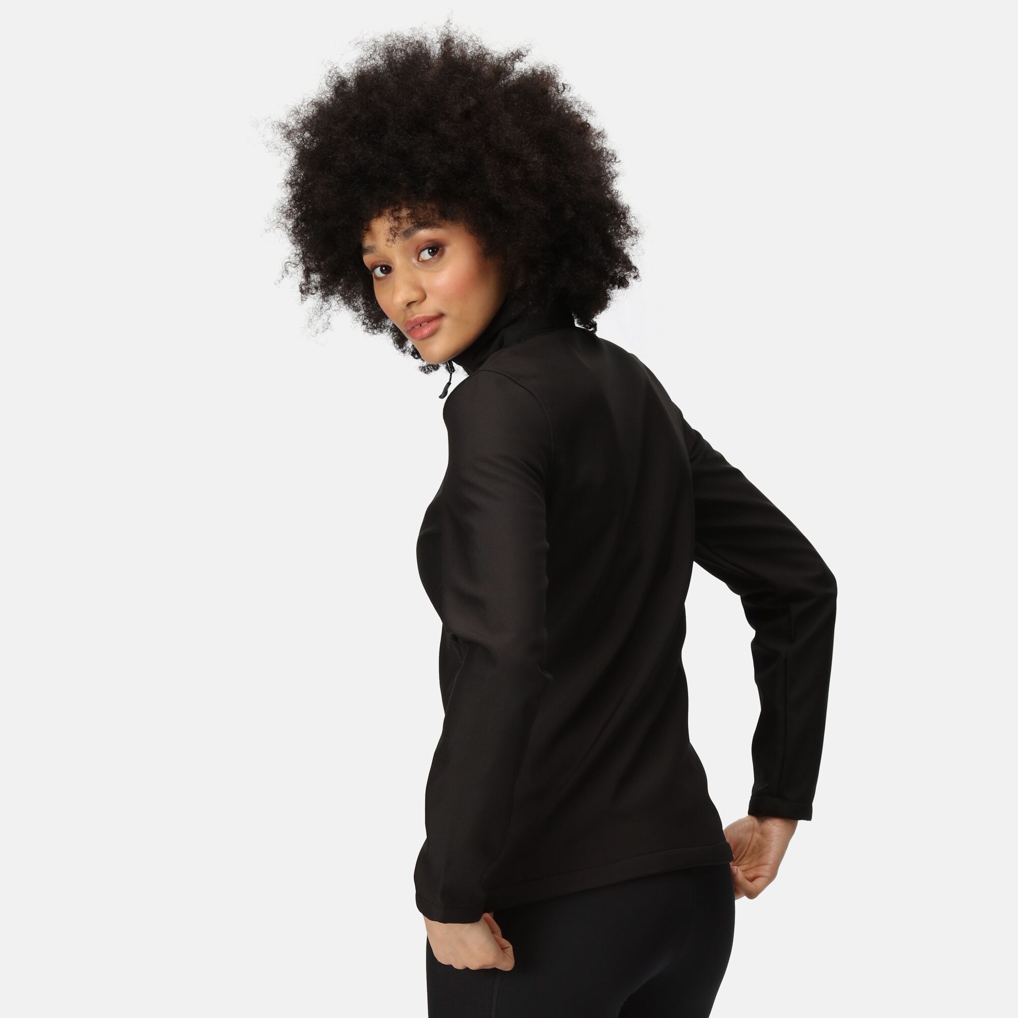 Regatta Professional Damski softshell Honestly Made Czarny