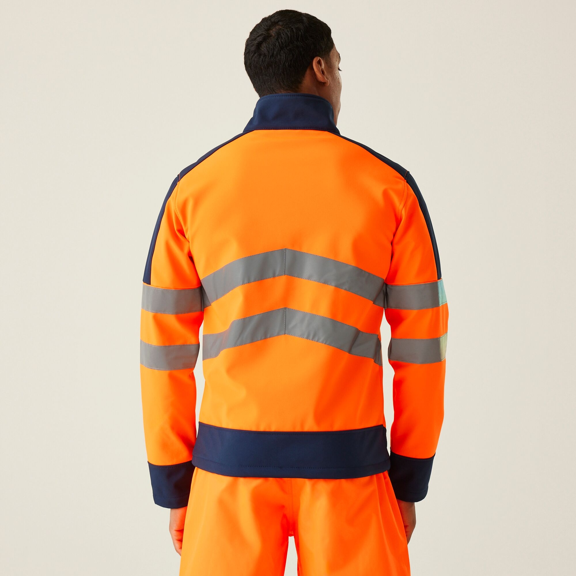 Regatta Professional  Męska kurtka robocza softshell  odblaskowa Pomarańczowy